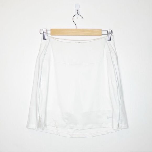 Nike Dri-FIT UV Victory 17” Golf Skirt White A-Line Tennis PGA Tour Women's XS - Picture 2 of 7